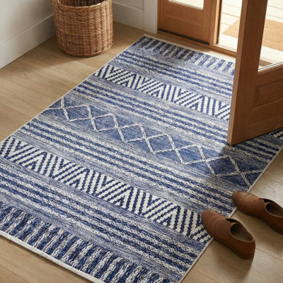 Tapis à motif géométrique marocain Thambiah
