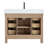 Javier 42'' Free Standing Single Bathroom Vanity with Cultured Marble Top-2083277640