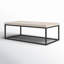 Brayton 52" Rectangular Coffee Table White Wash