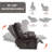 Brown Leatheraire Heat Massage Dual Motor Infinite Position Up to 350 LBS Large Electric Power Lift Recliners with Hidden Cup Holders, Power-Remote, Medium-firm and Heavy Duty-1061917509-1066120615