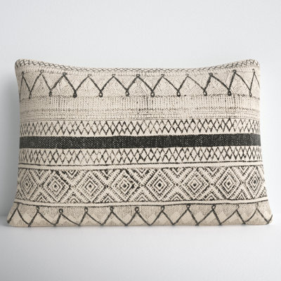 Zetta Rectangular 100% Cotton Lumbar Pillow