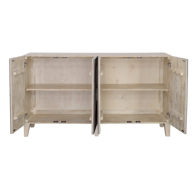 Crédence en bois massif Azon l 64 po