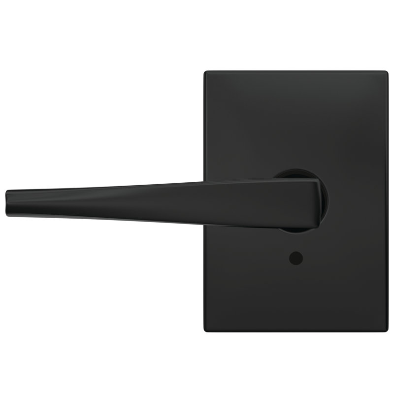 Levier de couloir et de lit personnalisé avec garniture Century, Noir mat