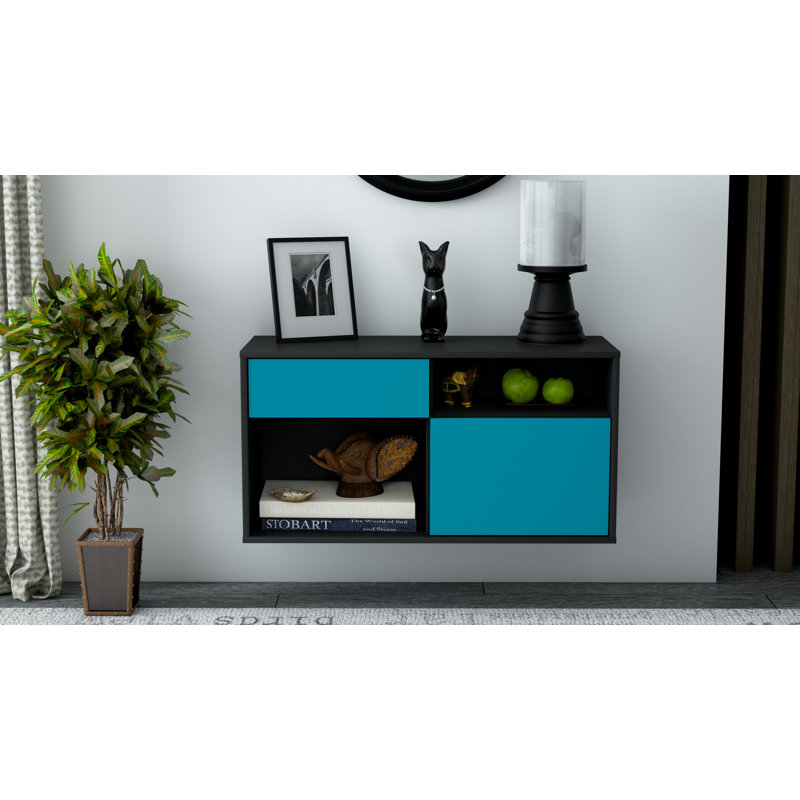 Halbrook TV Stand, Turquoise