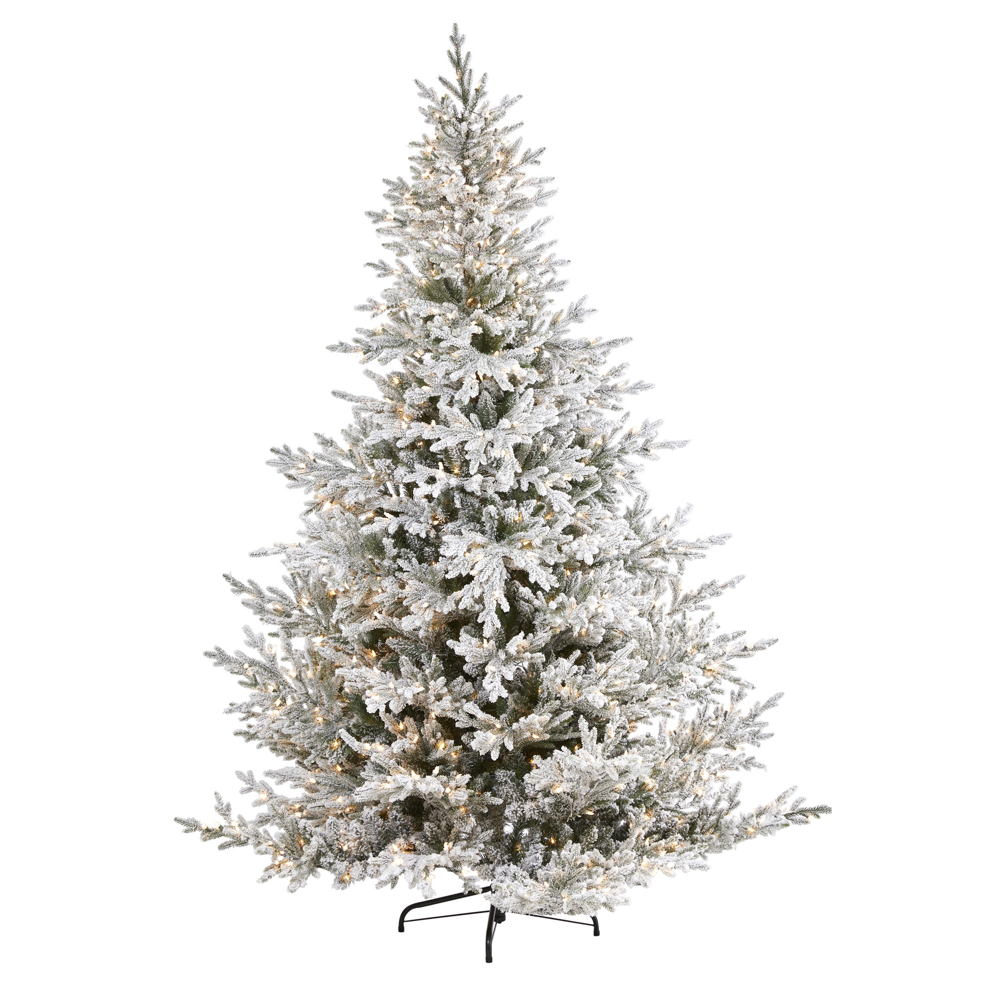 Lighted Artificial Fir Christmas Tree, 8' H