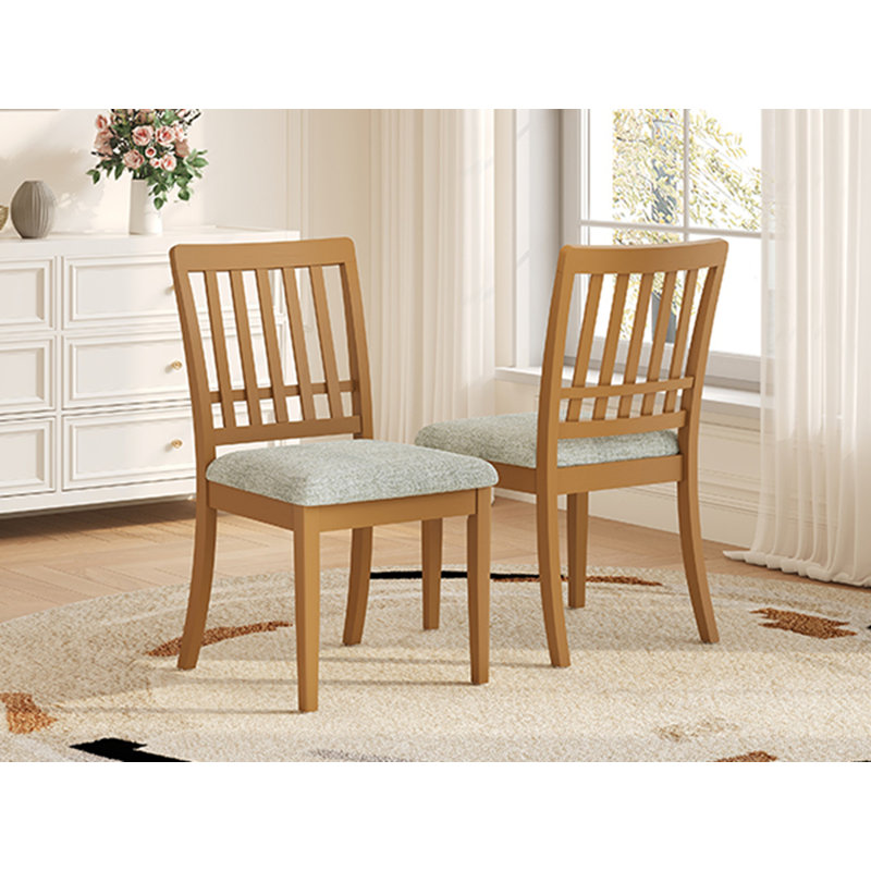 Chaises de salle à manger 2 pièces scandinaves modernes, Light Brown