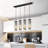 4-Light Modern Pendant Light Adjustable Pendant Light Fixture crystal pendant light-1740574551
