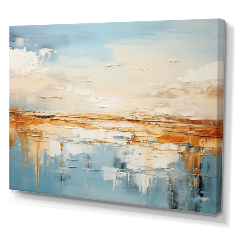 «Sarya Coastal Beach Sand Whispers II», reproduction sur toile, Toile tendue, H 24 po x l 32 po x P 1 po