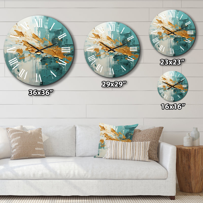 Horloge murale en métal Diodore, Petit
