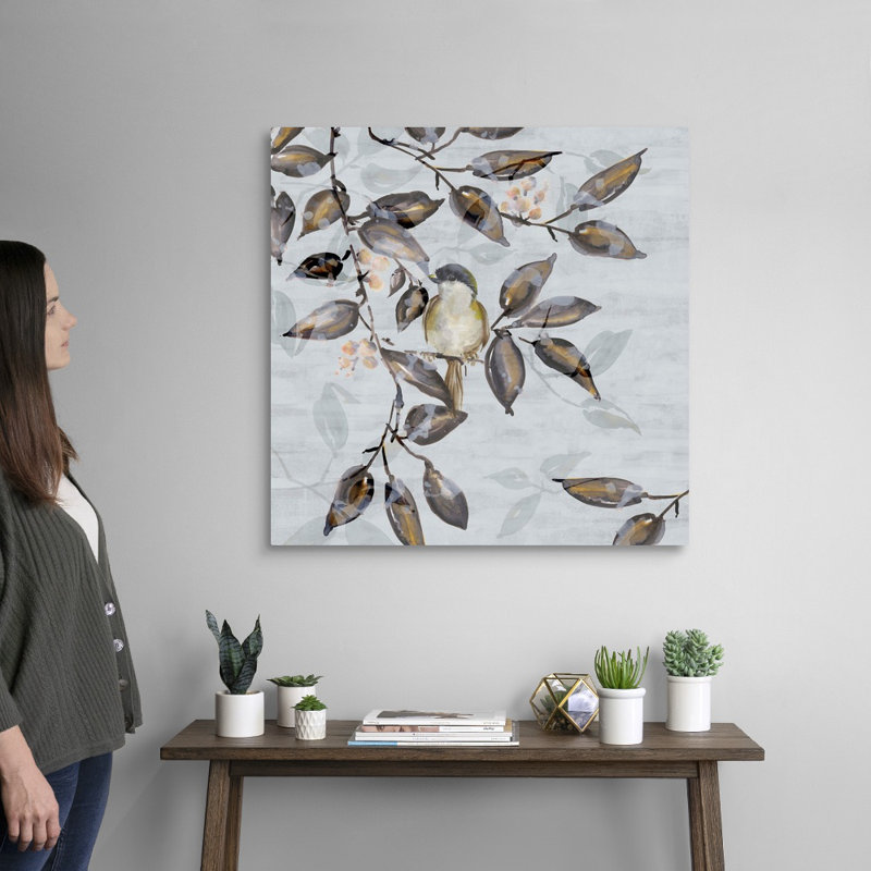 « Tweet Tweet II » par Eva watts, reproduction d’art sur toile, H 30 po x l 30 po x P 1,25 po, Toile tendue