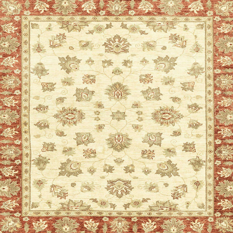 Tapis abstrait moderne 2957, Carré 8 pi