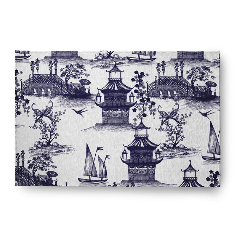 Vibe Chenille Toile Indoor Rug, Rectangle 4' x 6'