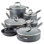 Anolon Advanced Home Hard Anodized Nonstick Cookware Set, 11 Piece