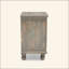Table de chevet en bois gris antique
