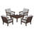 Vineyard 5-Piece Deep Seating Conversation Set-68603158-131211100