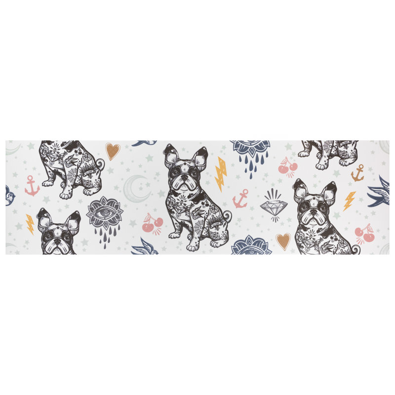 Rockstar 12" x 39" Ceramic Patterned Wall Tile