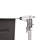 Waterfall Kitchen Sink, Stainless Steel Single Bowl In Black, Multifunctional Workstation With Flying-Rain Faucet And Cutting Board, 30×18″ Stainless Steel Single Bowl Sink, LS-SSBL05