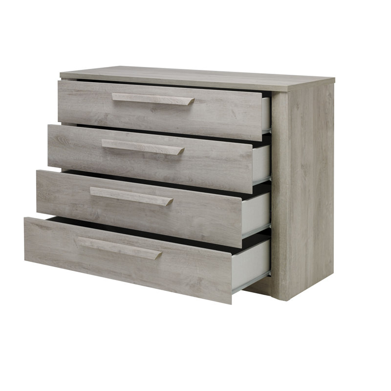 Harley 118cm W 4 - Drawer Chest of Drawers, Brown