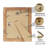 8X10 Picture Frame Set Of 4, Rustic Brown With Real Glass Photo Frames For Desktop Display And Wall Mounting