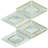 10" x 12" Natural Stone Mosaic Wall Tile