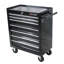 Chariot à outils multifonctionnel 7 tiroirs avec roulettes - noir, buffet-125535411