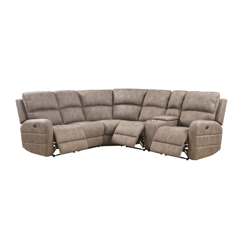 Canapé modulaire inclinable Brette Mocha