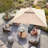 Synn 131'' x 131'' Rectangular Cantilever Umbrella with Crank Lift , Counter Weights Included