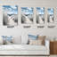 Beach Seascape Dreams Path II - Horloge murale moderne nautique et de plage-99629692