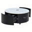 Table basse ronde moderne mobile avec roulettes (table incluse seulement)-1376566628