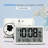 Digital Electric Tabletop Clock with Alarm Grey