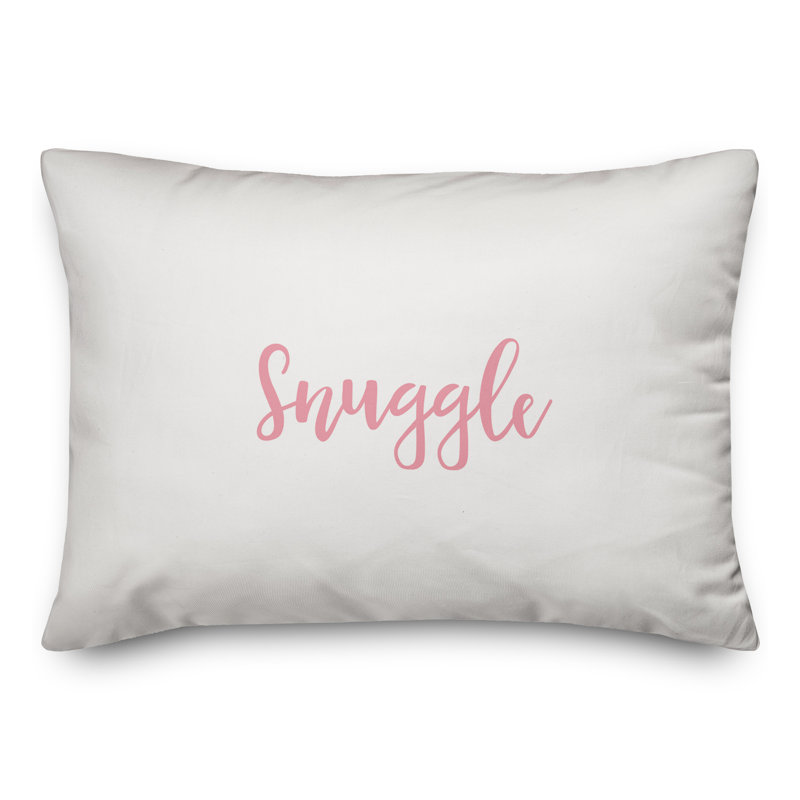  Coussin Snuggle, Rose / blanc