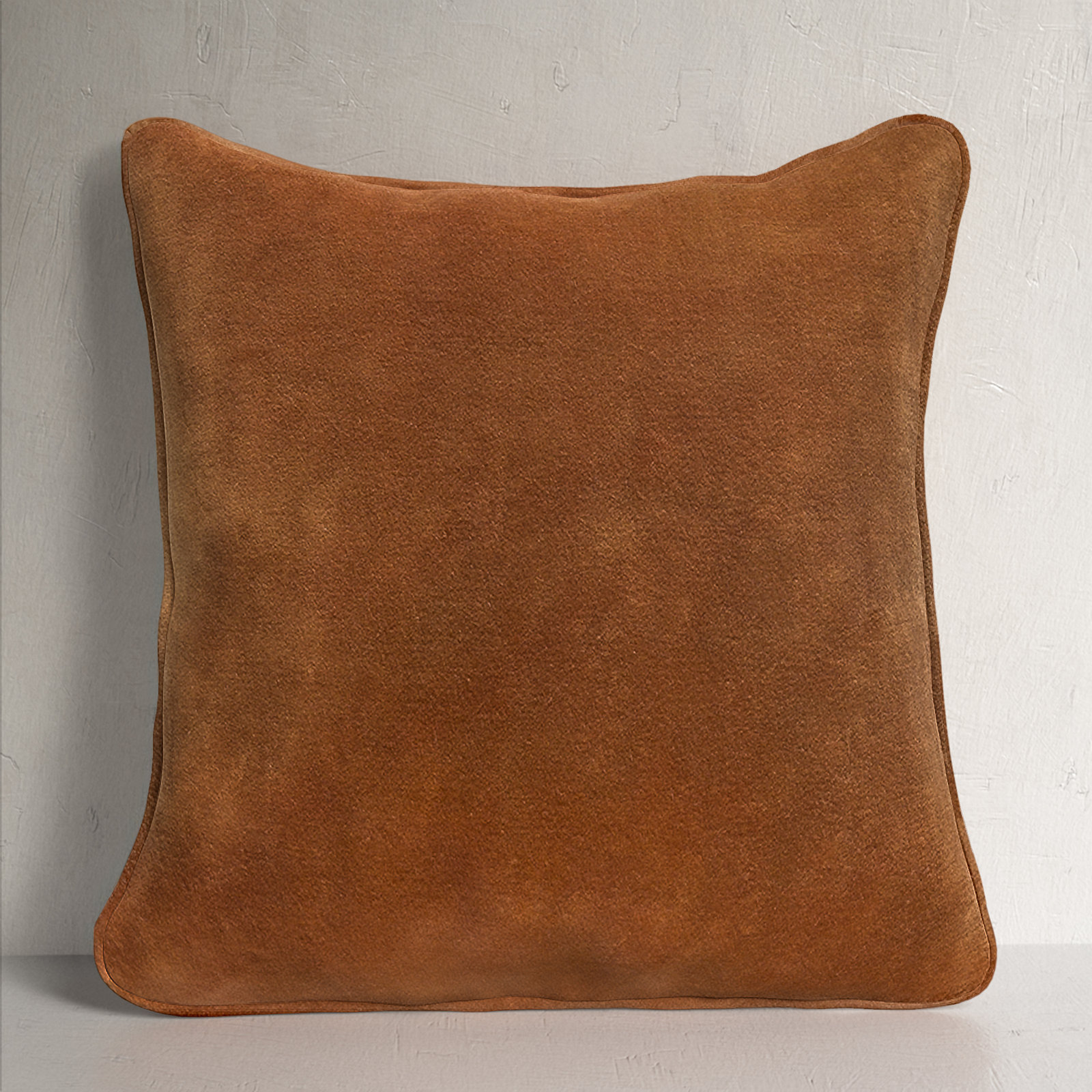 Safflower Ally Throw Pillow, Dark Orange, Pillow Cover Only - No Insert