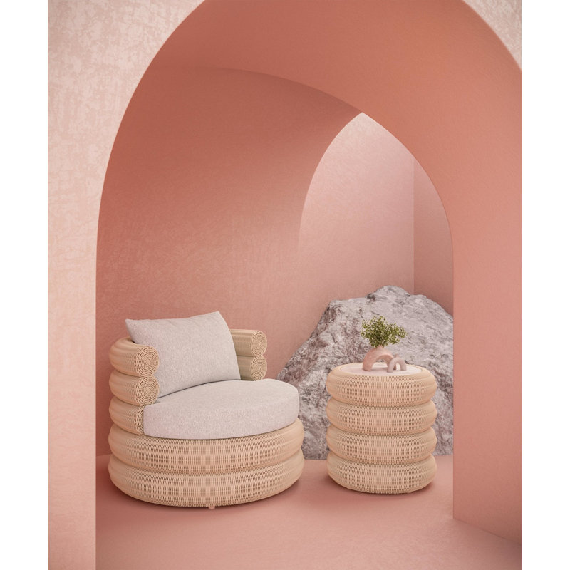 Texoma Swivel Patio Chair with Cushion