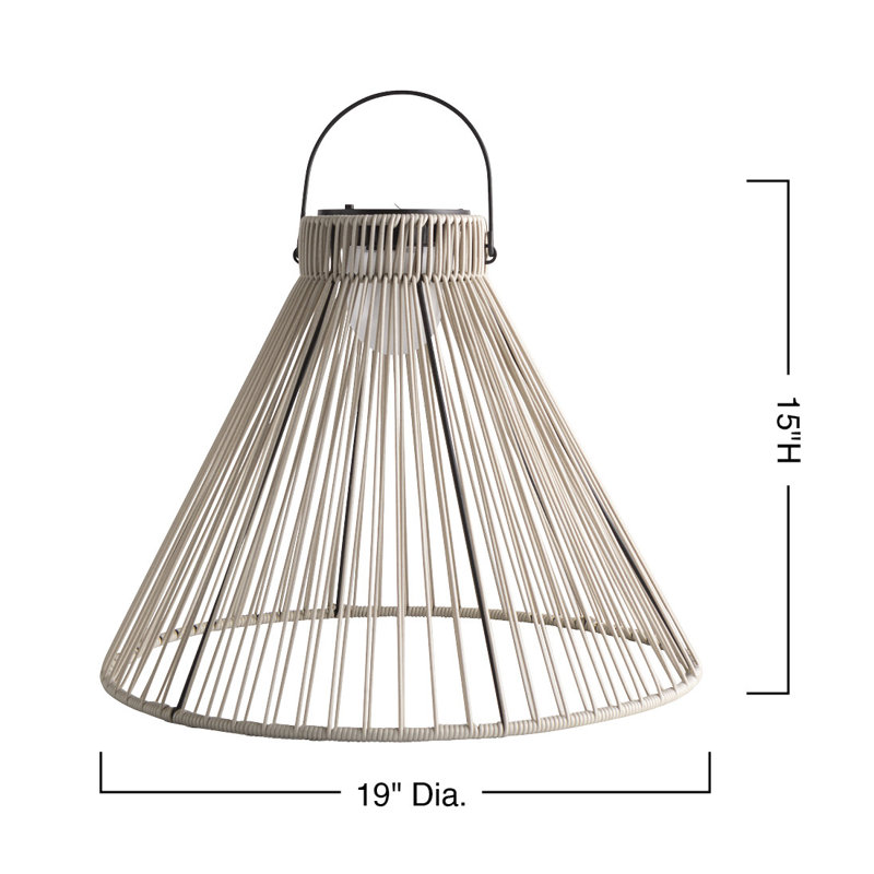 LED Outdoor Hanging Light, White