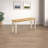 Alcazar Solid Wood Dining Bench - Traditional Rustic Farmhouse Kitchen Style-1587315714-1545708866