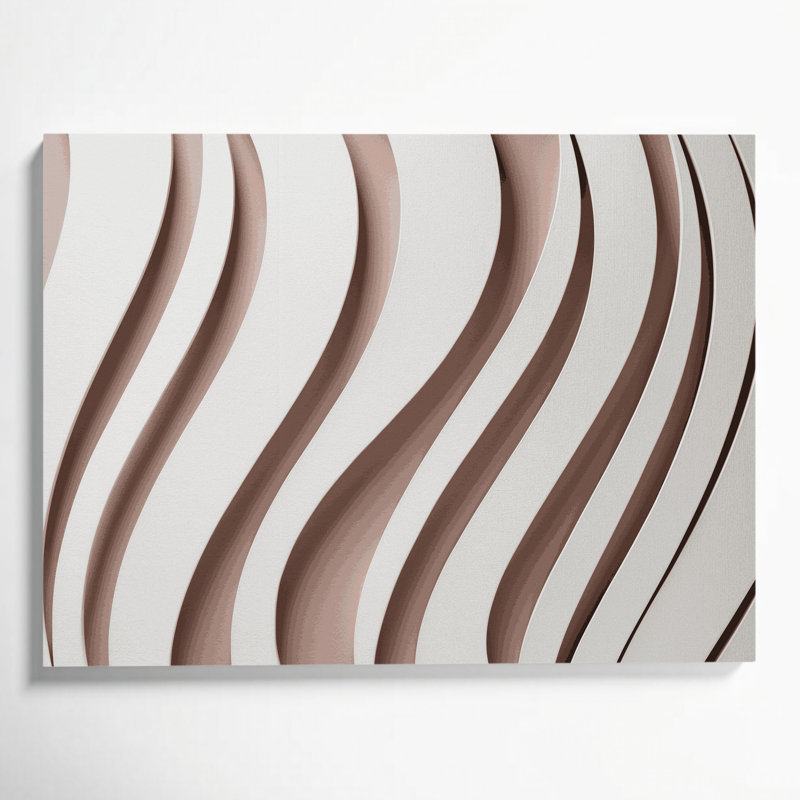 Minimalisme, art mural gris sur toile 81, H 8 po x l 10 po