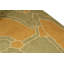 Hand-Knotted High-Quality Orange and Green Area Rug