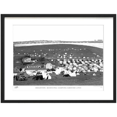 Brighton, Municipal Camping Ground C1955 by Francis Frith - Single Picture Frame Print