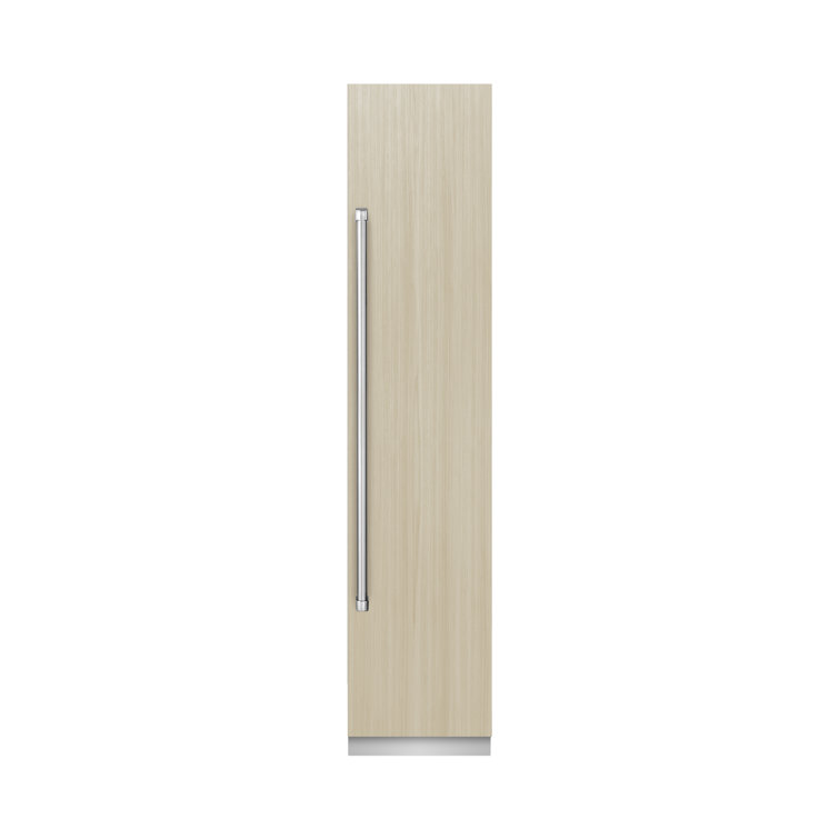 ZLINE 18 in. 8.6 cu. ft. Panel Ready Right Hinge Column Freezer with Graphite Gray Interior