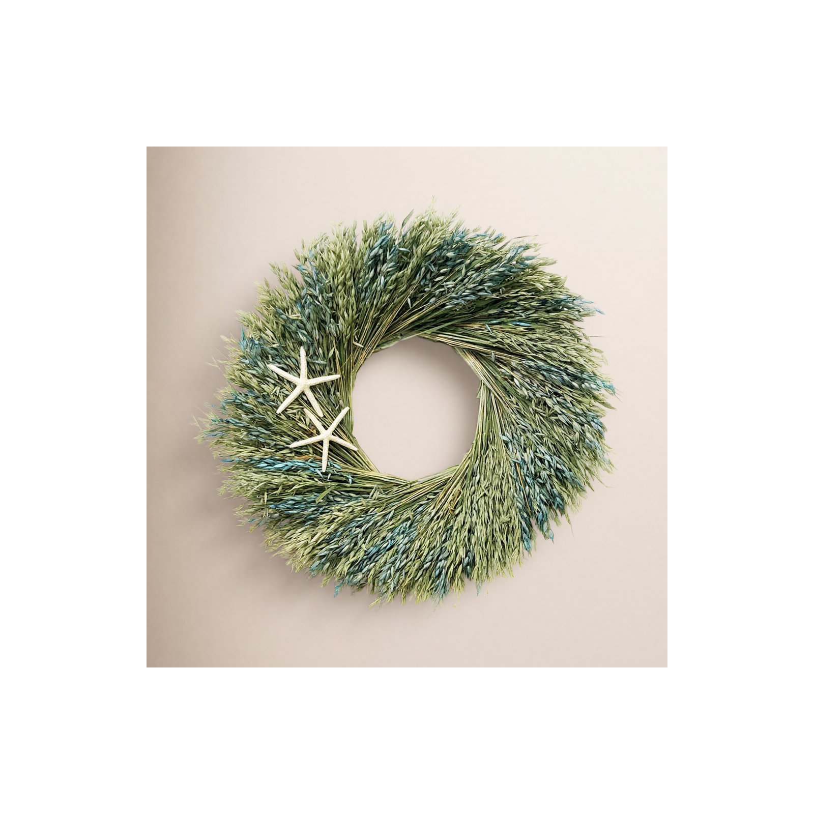 Handcrafted Dried Wreath, 26" H x 26" W x 5" D