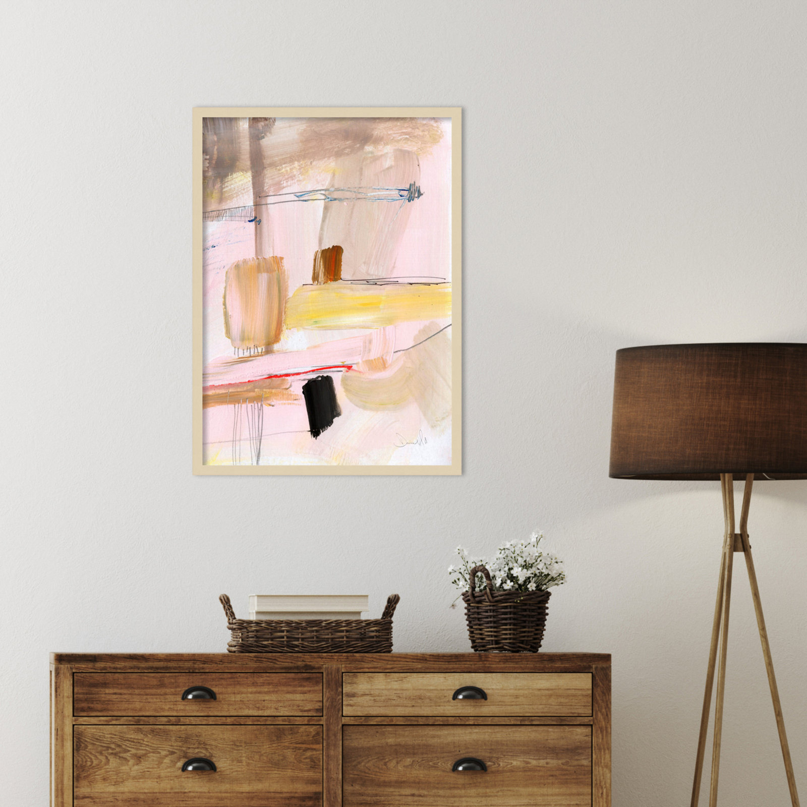 Cleve "Summer Dream" Print by Dan Hobday, Brown, 33" H x 24" W