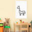 Tableau blanc magnétique effaçable à sec pour mur