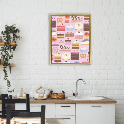 Sweet Tooth Desserts Collection Floating Frame, design by Nina Muis Surface Design