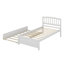 Base de lit simple avec lit gigogne en bois-1496115456