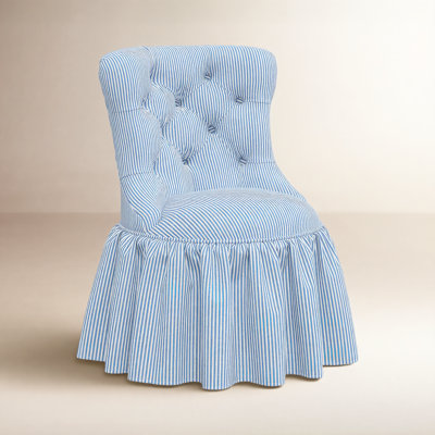 Minnie Cotton Swivel Side Chair
