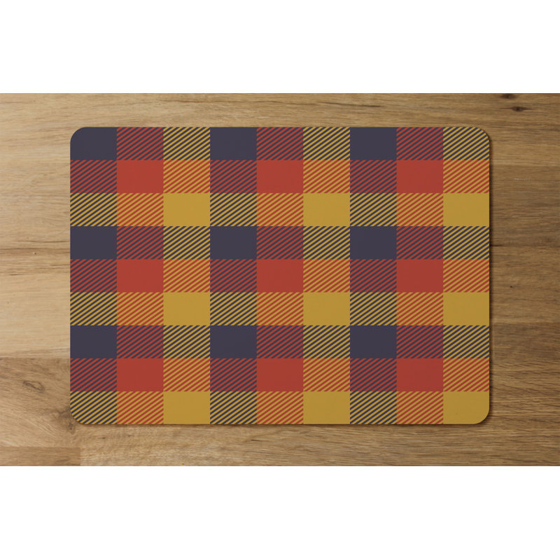 Grassingt Plaid Rectangle Placemat