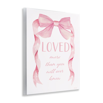 Plaque murale rose Love More Sentiment, design par Cindy Jacobs