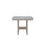 Table carrée en marbre naturel, finition, bois massif +, couleur, style transitionnel, 42 po x 34,7 po, table de bar naturelle 77 lb, carrée, naturel, l 34,7 po