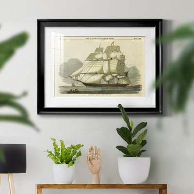 Antique Clipper Ship II - reproduction de cadre photo