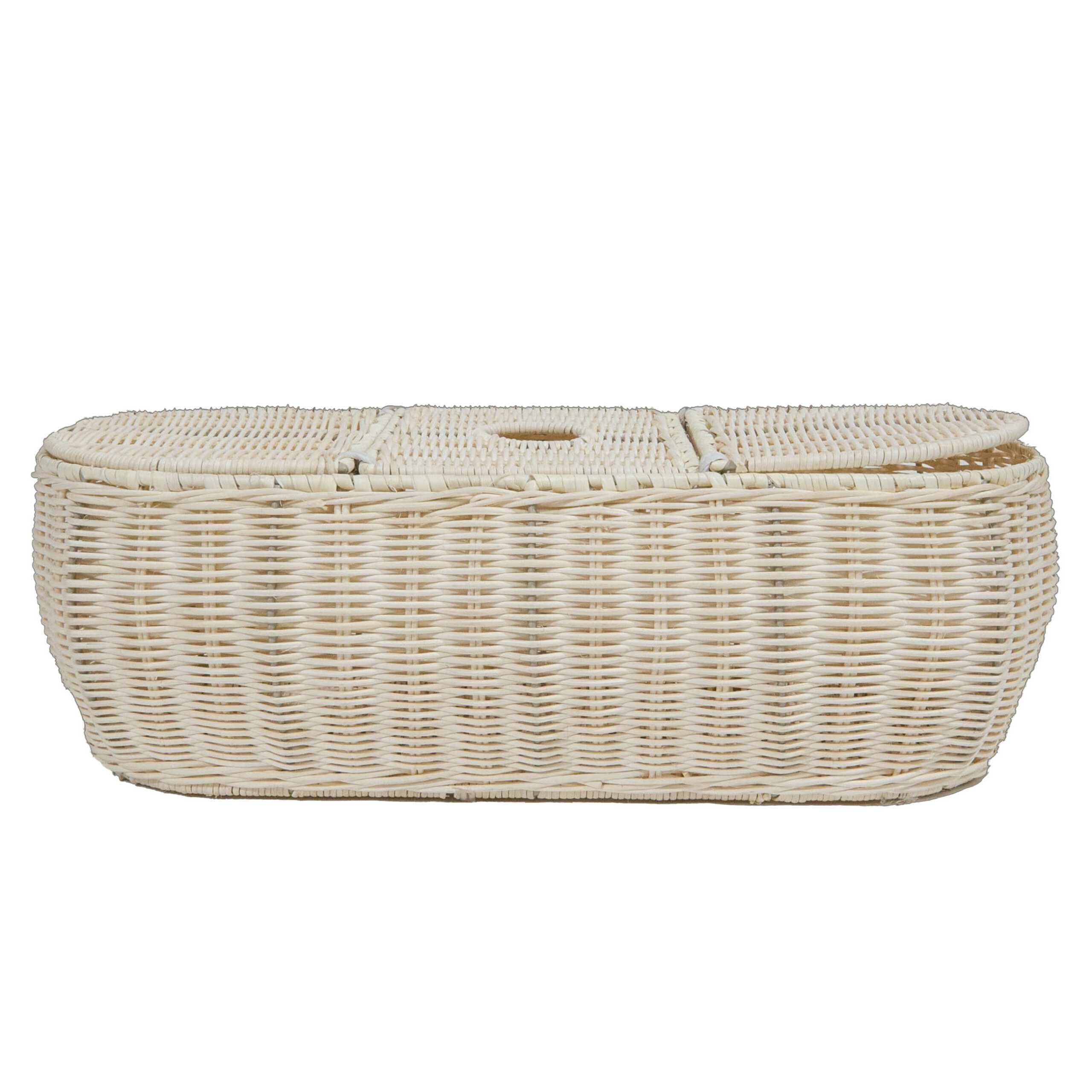 Household Essentials, Natural, Nesting Seagrass Heart Baskets, Set of 2